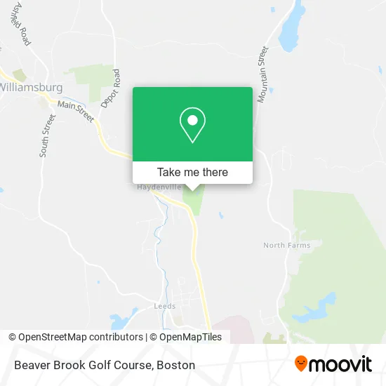 Beaver Brook Golf Course map