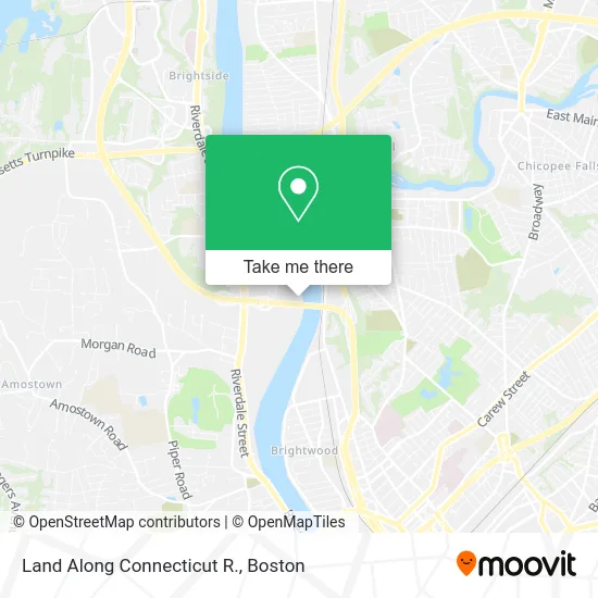 Land Along Connecticut R. map