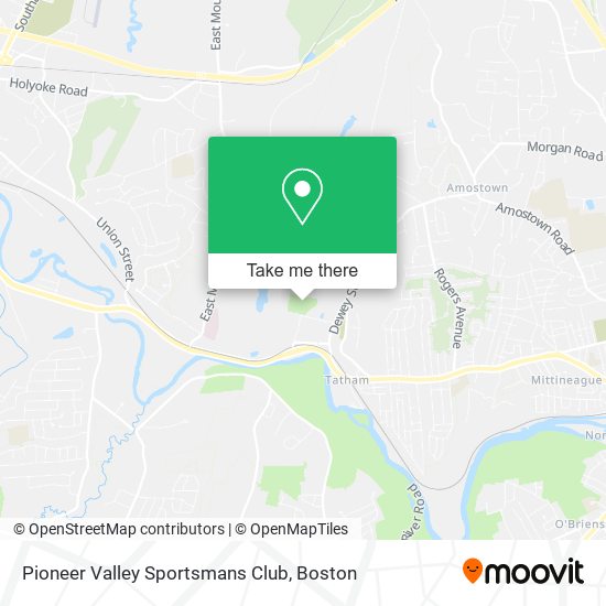 Pioneer Valley Sportsmans Club map