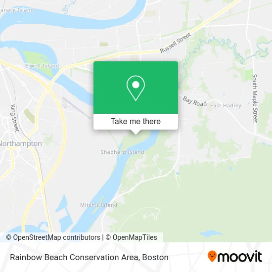 Rainbow Beach Conservation Area map