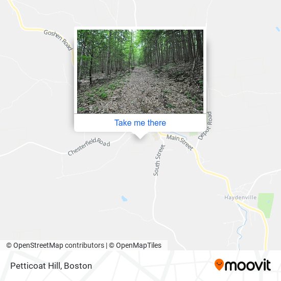 Petticoat Hill map