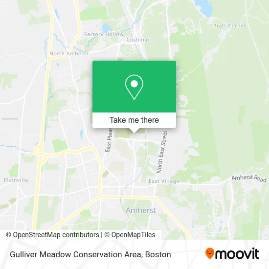 Gulliver Meadow Conservation Area map