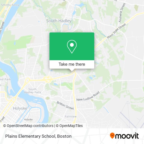 Plains Elementary School map