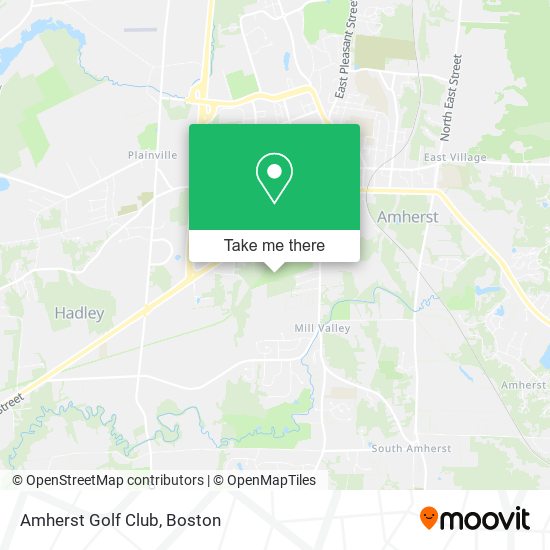 Amherst Golf Club map