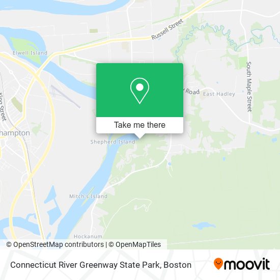 Connecticut River Greenway State Park map