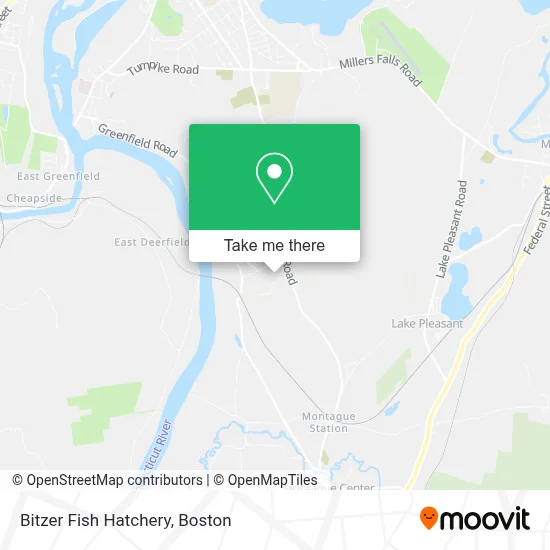Bitzer Fish Hatchery map