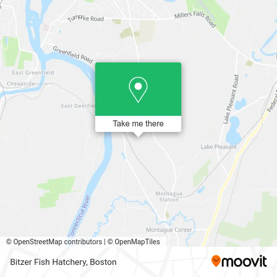 Bitzer Fish Hatchery map