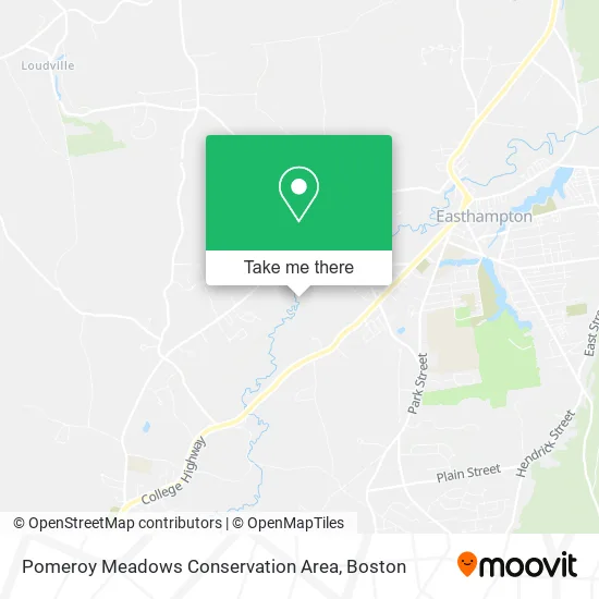 Pomeroy Meadows Conservation Area map