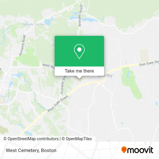 West Cemetery map