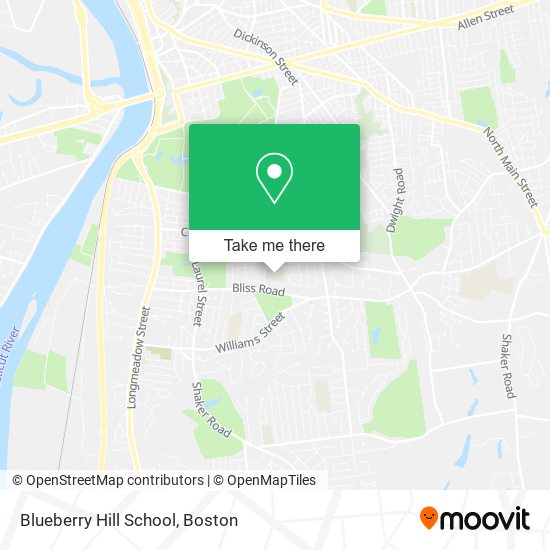 Mapa de Blueberry Hill School