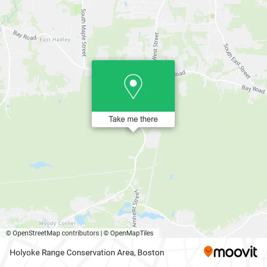 Holyoke Range Conservation Area map