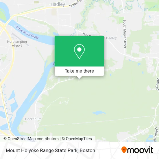 Mount Holyoke Range State Park map