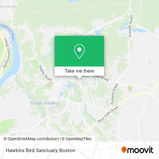 Hawkins Bird Sanctuary map