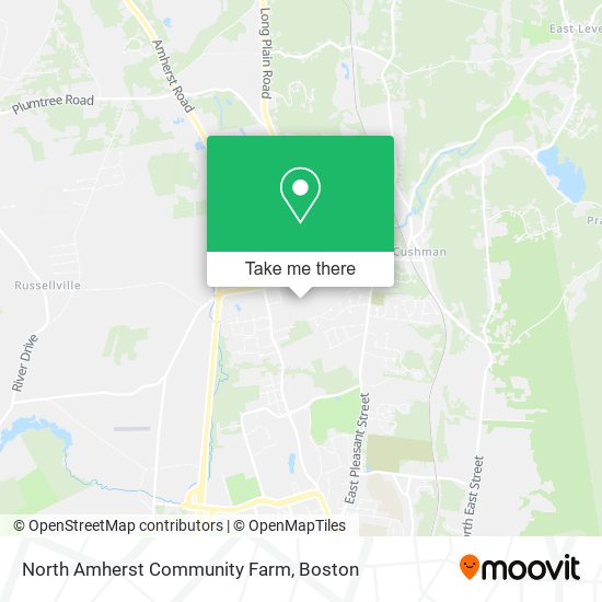 North Amherst Community Farm map