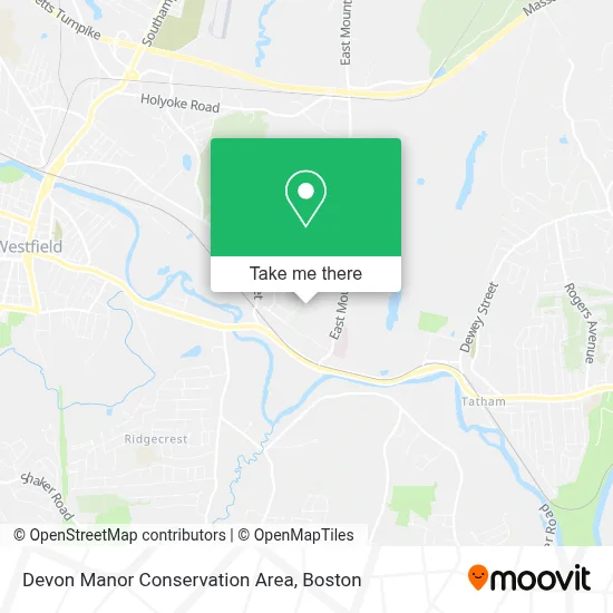 Devon Manor Conservation Area map