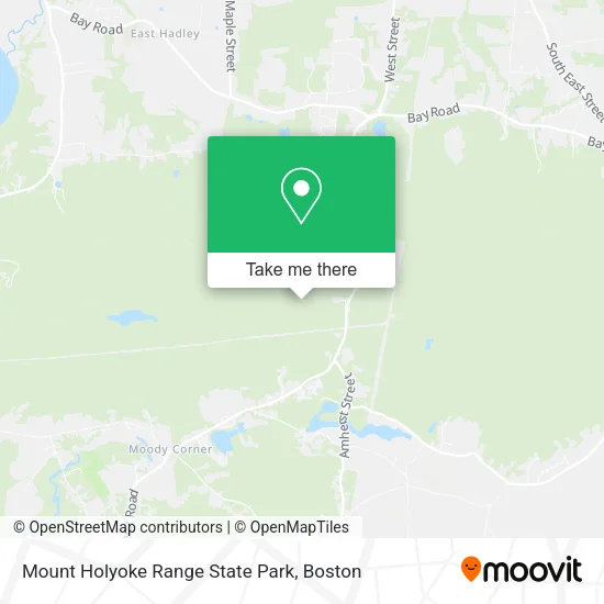 Mount Holyoke Range State Park map