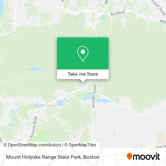 Mount Holyoke Range State Park map