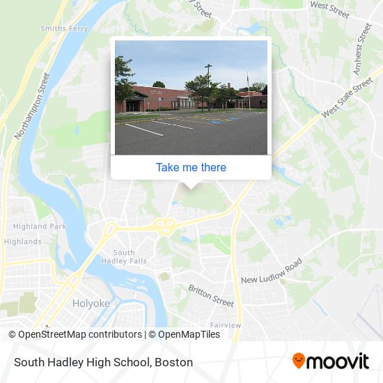 Mapa de South Hadley High School