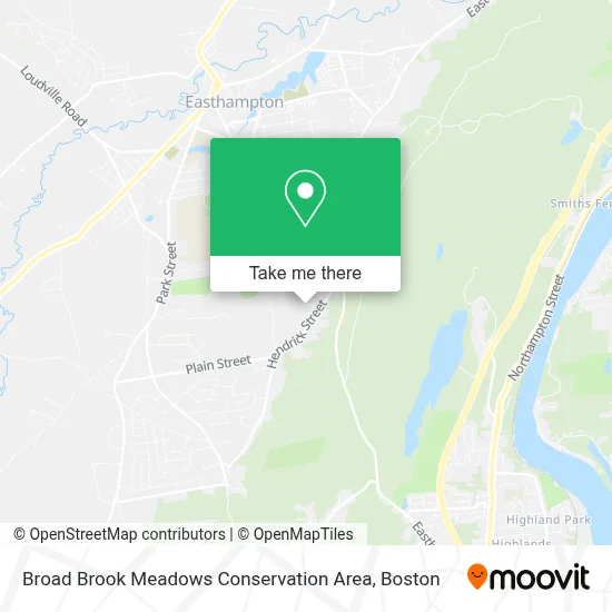 Broad Brook Meadows Conservation Area map