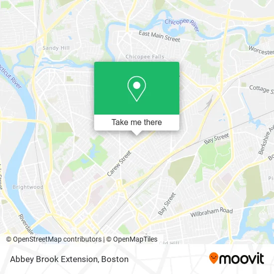 Abbey Brook Extension map