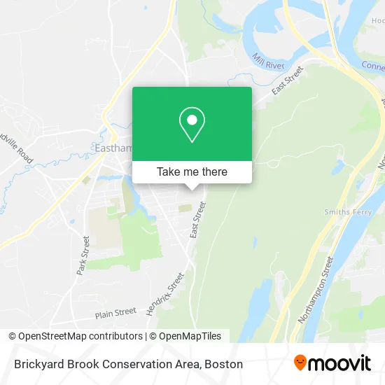Brickyard Brook Conservation Area map