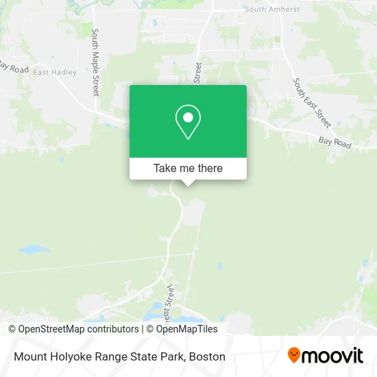 Mount Holyoke Range State Park map