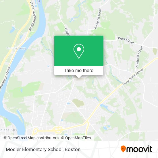 Mosier Elementary School map