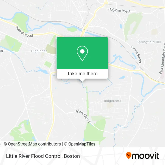 Little River Flood Control map