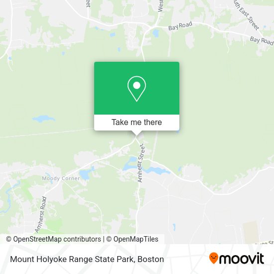 Mount Holyoke Range State Park map