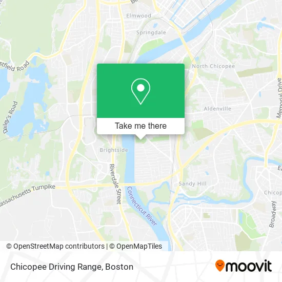 Chicopee Driving Range map