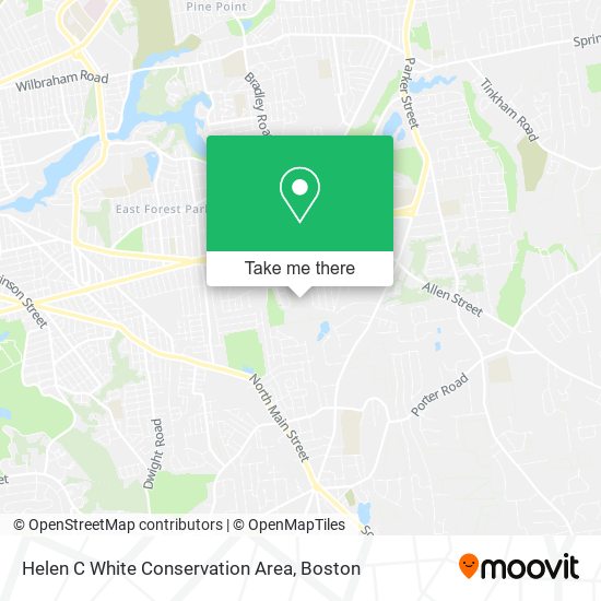 Mapa de Helen C White Conservation Area