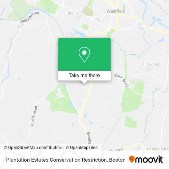 Plantation Estates Conservation Restriction map