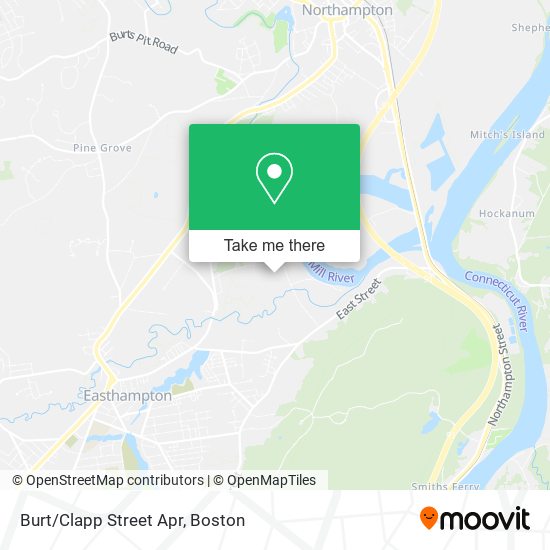 Mapa de Burt/Clapp Street Apr