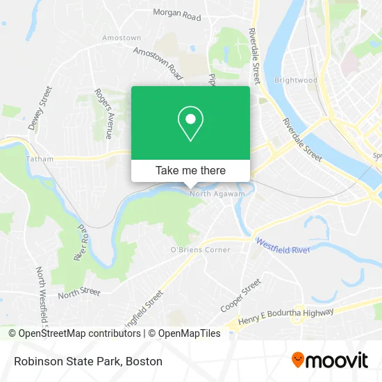 Robinson State Park map