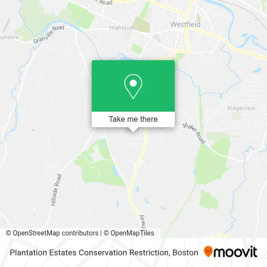 Plantation Estates Conservation Restriction map