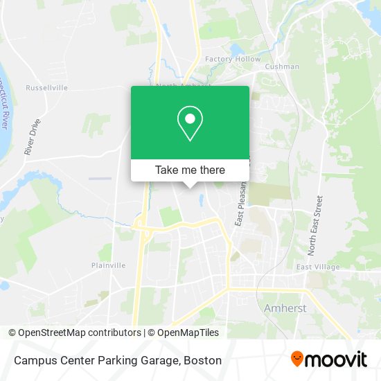 Campus Center Parking Garage map