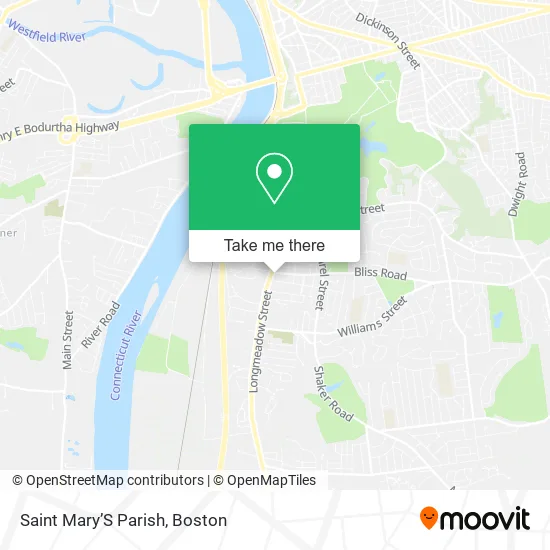 Saint Mary’S Parish map