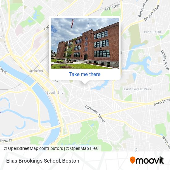 Elias Brookings School map