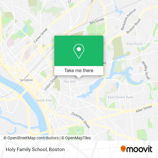 Holy Family School map