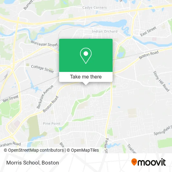 Morris School map