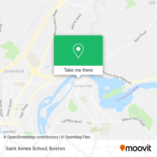 Saint Annes School map