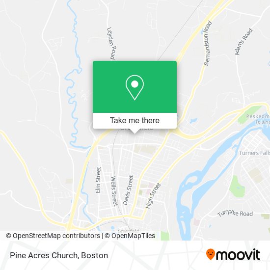 Pine Acres Church map