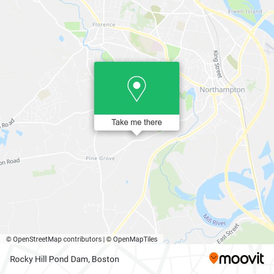 Mapa de Rocky Hill Pond Dam
