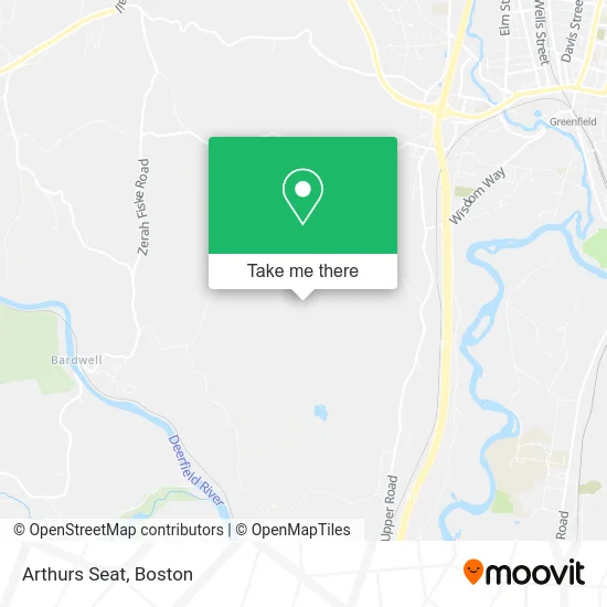 Arthurs Seat map