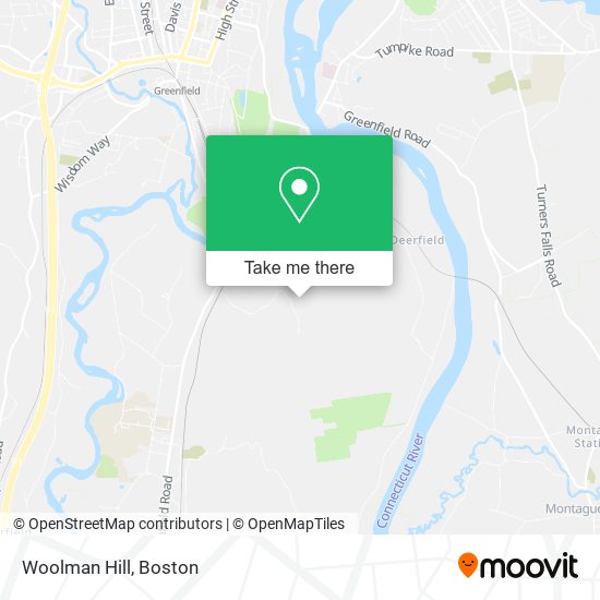 Mapa de Woolman Hill