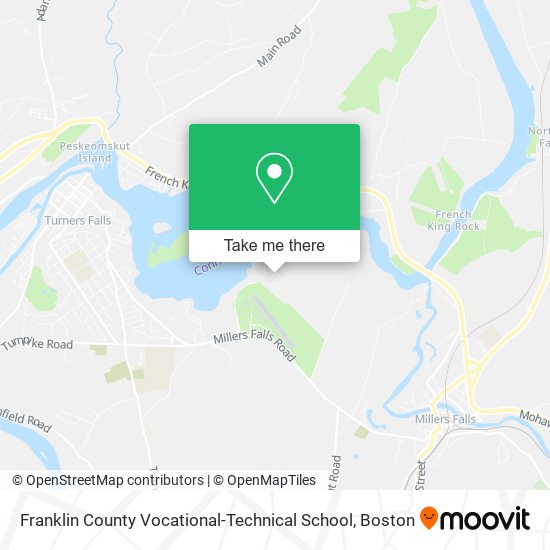 Franklin County Vocational-Technical School map