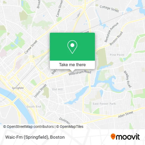 Waic-Fm (Springfield) map