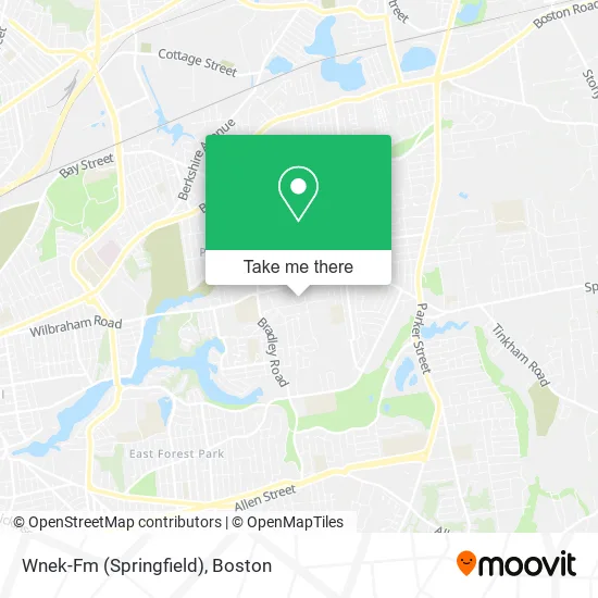 Mapa de Wnek-Fm (Springfield)