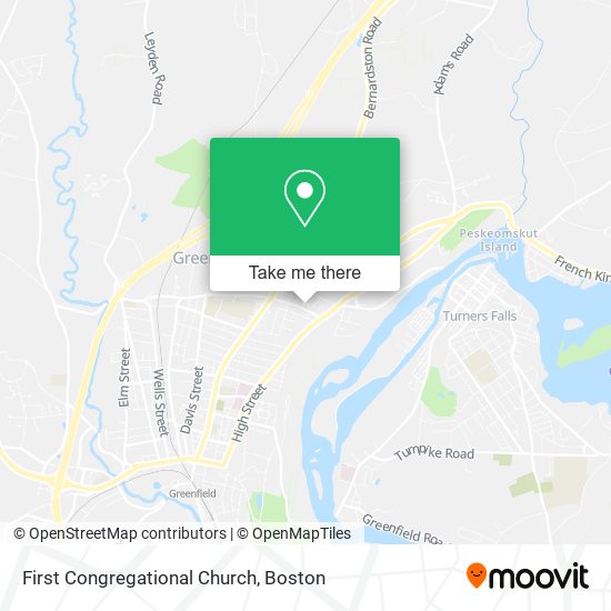 First Congregational Church map