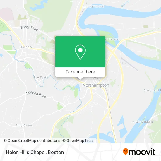 Helen Hills Chapel map